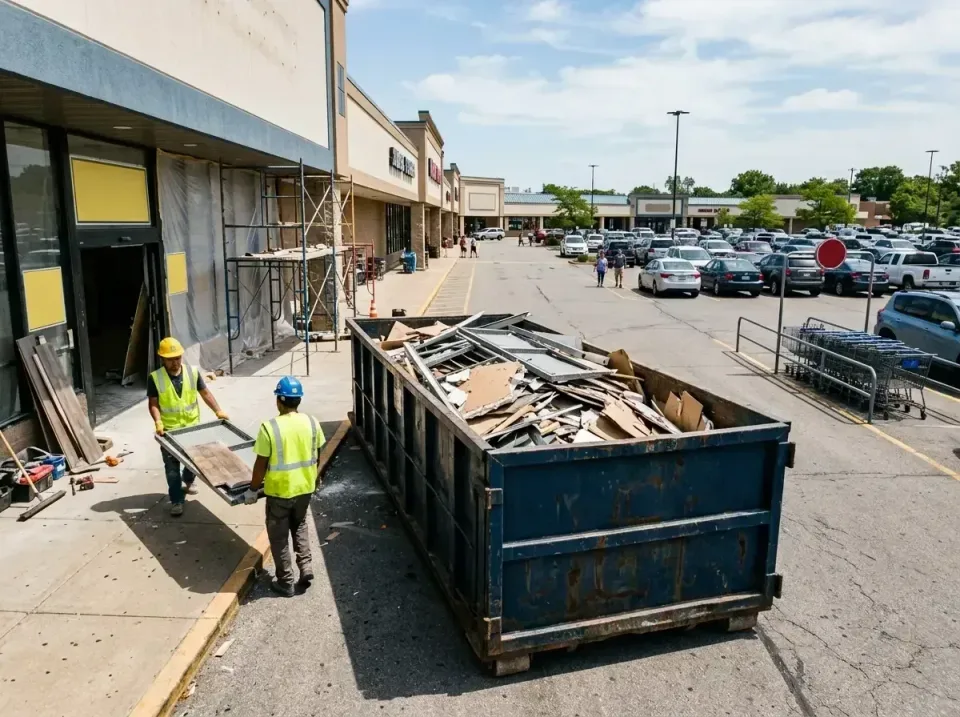retail-store-renovation-debris-003 — frequently asked questions, Roll-off Dumpster Rentals in Bourbonnais, IL